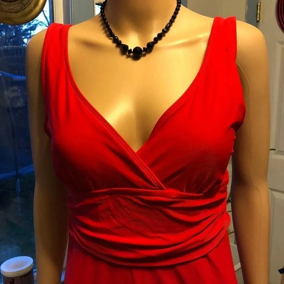 Catalina One piece swimsuits size M Red Stretch Comfortable - Picture 3 of 7